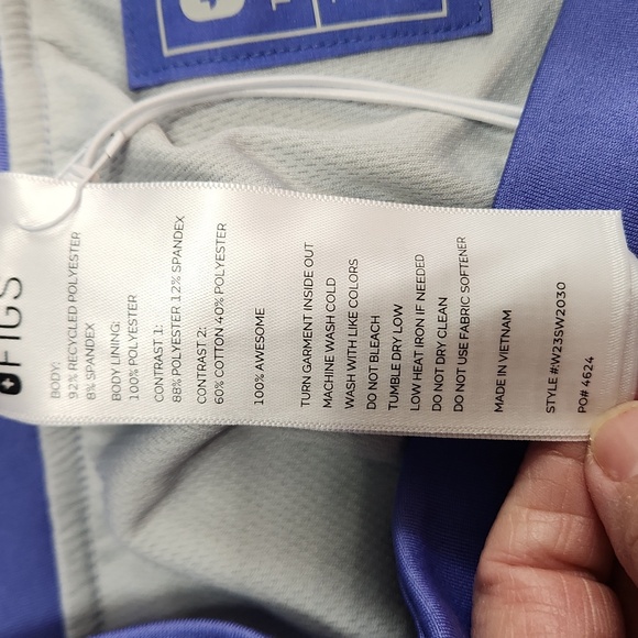 Figs High Waisted Zamora FREEx Lined Jogger Scrub Pants - Picture 8 of 9